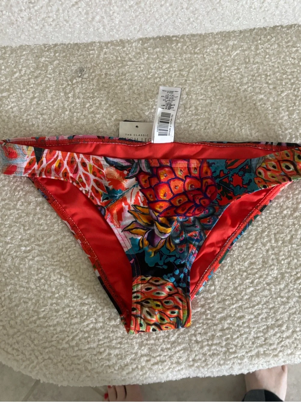 next Coral Multicolor Floral Bikini Top and Bottoms - Picture 4 of 8